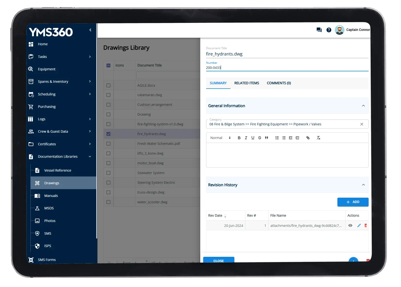 YMS360 Documentation Libraries